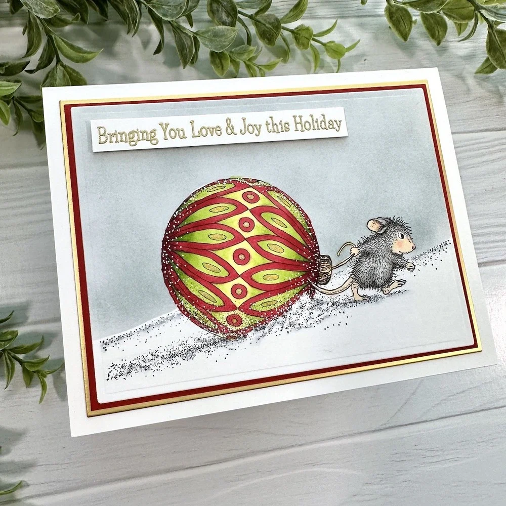 Spellbinders House-Mouse Designs Bringing Christmas to You‎ Cling Rubber Stamps